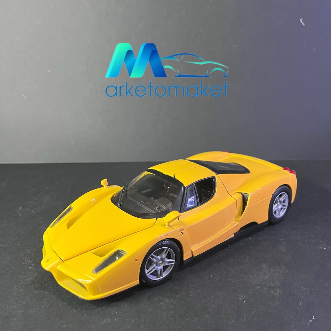 ماکت Ferrari Enzo برند Hot Wheels | مقیاس 1/18 رنگ زرد