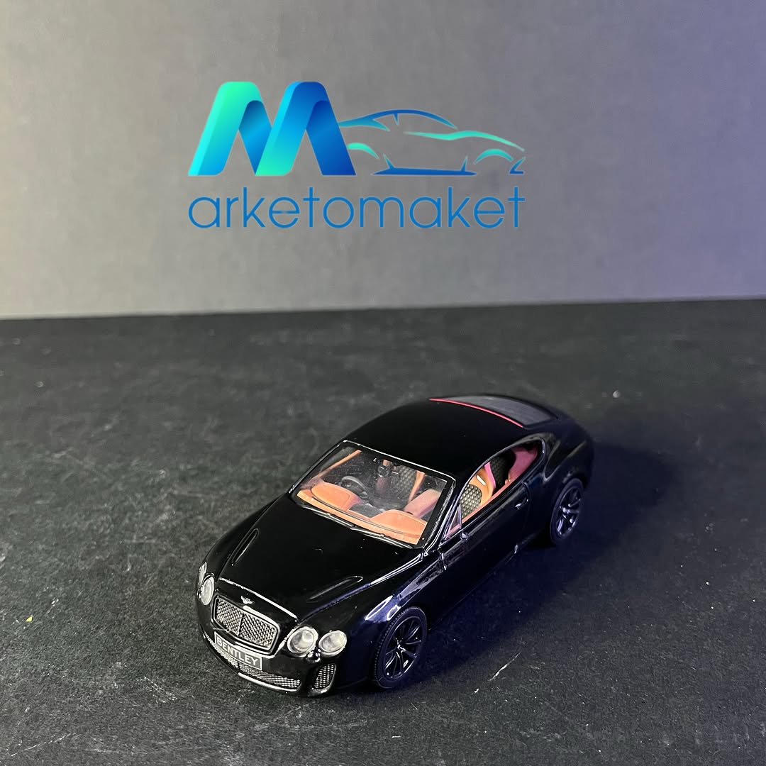 ماکت بنتلی کنتیننتال GT برند MINICHAMPS مقیاس ۱/۴۳ رنگ مشکی